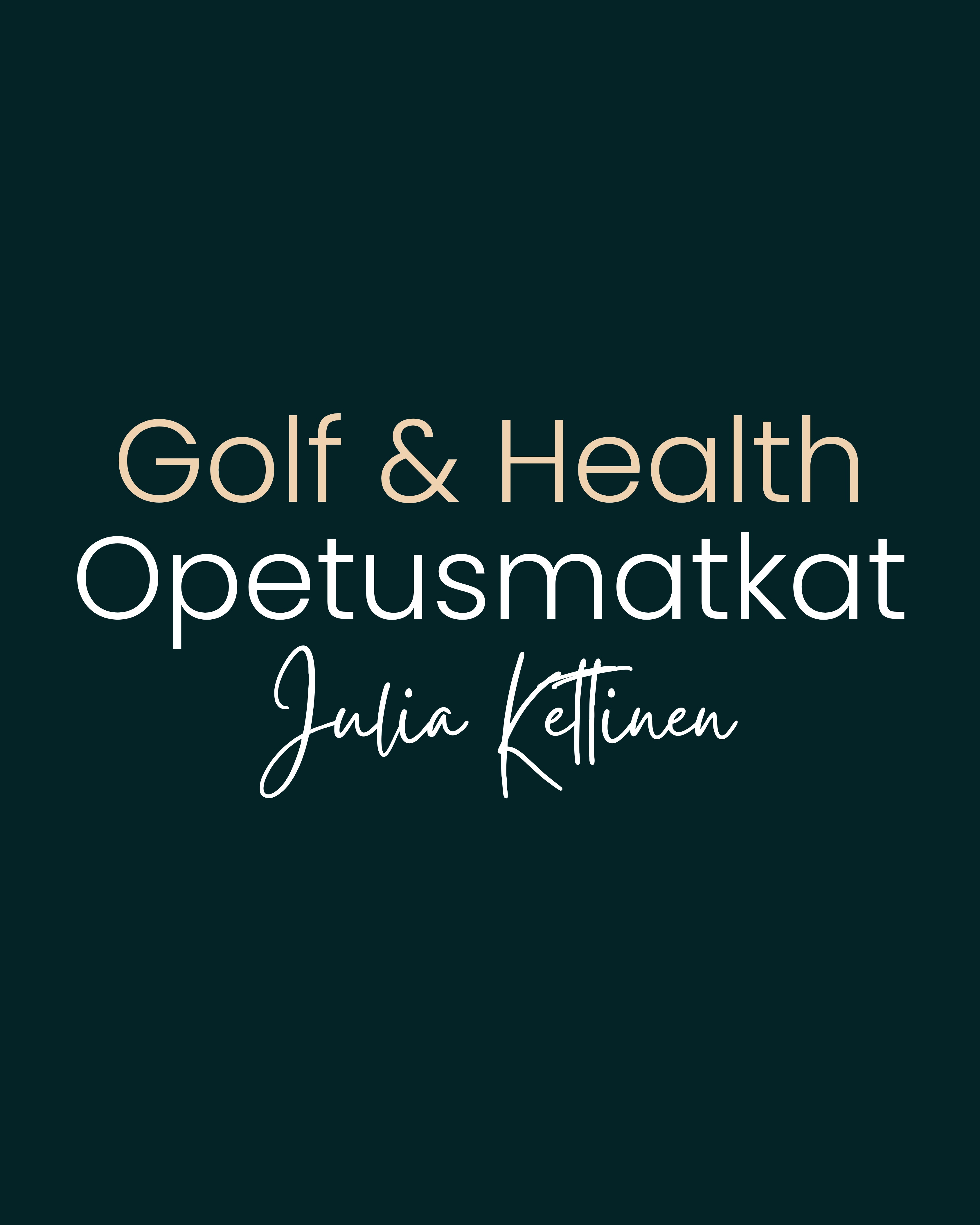 Golf & Health